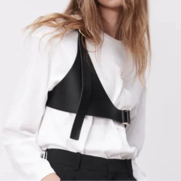 Zara Accessories Nwt Fashion Harness Corset Belt Poshmark